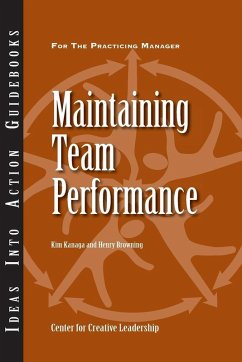 Maintaining Team Performance (eBook, ePUB)
