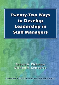 Twenty-Two Ways to Develop Leadership in Staff Managers (eBook, ePUB)