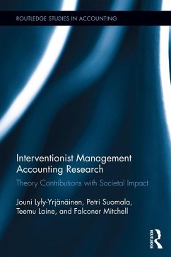 Cover Interventionist Management Accounting Research (eBook, ePUB)