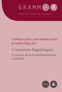 Cover Contraintes linguistiques (eBook, PDF)