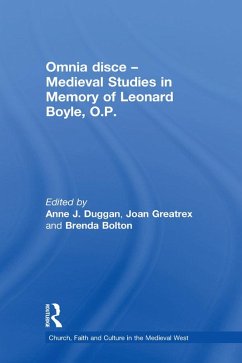 Omnia disce - Medieval Studies in Memory of Leonard Boyle, O.P. (eBook, ePUB) - Greatrex, Joan