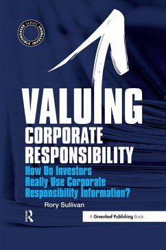 Valuing Corporate Responsibility (eBook, PDF) - Sullivan, Rory