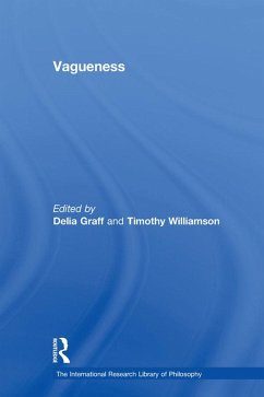 Vagueness (eBook, PDF) - Graff, Delia; Williamson, Timothy