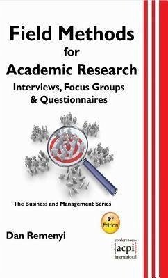 Field Methods for Academic Research (eBook, ePUB) - Remenyi, Dan