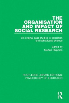 The Organisation and Impact of Social Research (eBook, PDF)