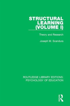 Structural Learning (Volume 1) (eBook, PDF) - Scandura, Joseph M.