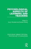 Psychological Aspects of Learning and Teaching (eBook, PDF)