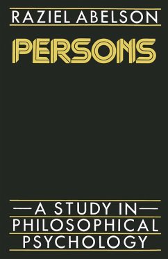 Persons: A Study in Philosophical Psychology (eBook, PDF)
