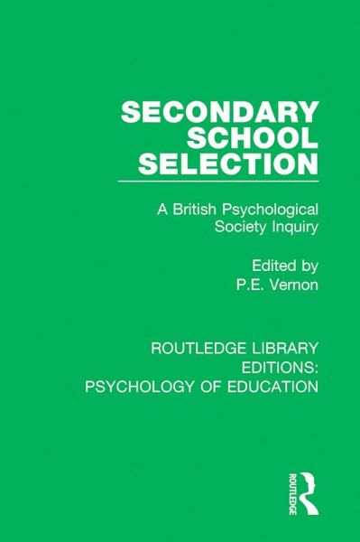Secondary School Selection (eBook, PDF) Secondary School Selection (eBook, PDF)