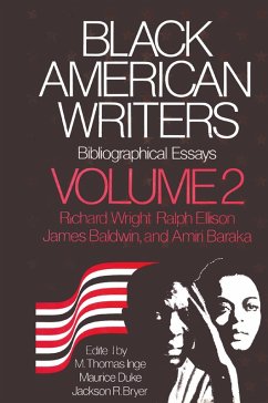 Black American Writers, Bibliographical Essays, vol 2: Richard Wright, Ralph Ellison, James Baldwin & Amiri Baraka (eBook, PDF) - Na, Na