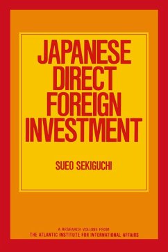 Cover Japanese Direct Foreign Investment (eBook, PDF)
