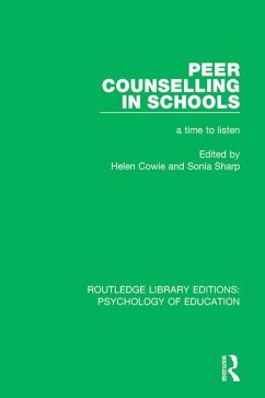 Cover Peer Counselling in Schools (eBook, ePUB)