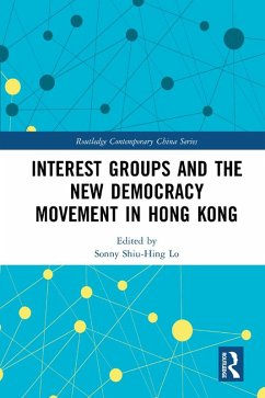 Interest Groups and the New Democracy Movement in Hong Kong (eBook, ePUB)