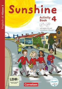 Sunshine - Allgemeine Ausgabe 4. Schuljahr - Activity Book mit interaktiven Übungen auf scook.de - Schröder, Caroline;Beattie, Tanja;Kerler, Nadine