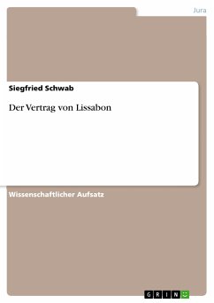 Der Vertrag von Lissabon (eBook, ePUB) - Schwab, Siegfried