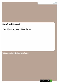 Der Vertrag von Lissabon (eBook, ePUB)