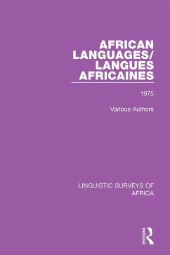 Cover African Languages/Langues Africaines (eBook, PDF)