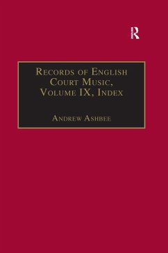 Cover Records of English Court Music (eBook, PDF)