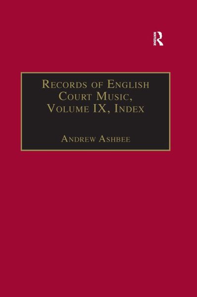 Records of English Court Music (eBook, PDF)