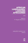 African Languages/Langues Africaines (eBook, ePUB)