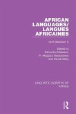 African Languages/Langues Africaines (eBook, PDF)