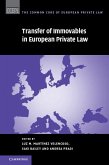 Transfer of Immovables in European Private Law (eBook, ePUB)