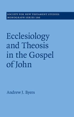 Ecclesiology and Theosis in the Gospel of John (eBook, ePUB) Cover Ecclesiology and Theosis in the Gospel of John (eBook, ePUB)