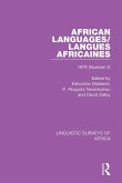 African Languages/Langues Africaines (eBook, ePUB)