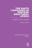 The Bantu Languages of Western Equatorial Africa (eBook, ePUB)