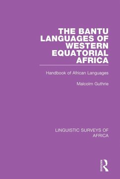 Cover The Bantu Languages of Western Equatorial Africa (eBook, ePUB)