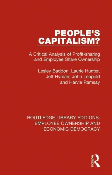 People's Capitalism? (eBook, ePUB) People's Capitalism? (eBook, ePUB)