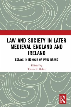 Law and Society in Later Medieval England and Ireland (eBook, ePUB)