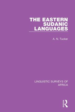 Cover The Eastern Sudanic Languages (eBook, PDF)