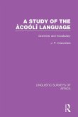 A Study of the Àcoólî Language (eBook, ePUB)