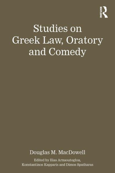 Studies on Greek Law, Oratory and Comedy (eBook, ePUB)