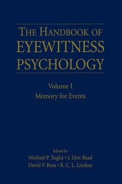 The Handbook of Eyewitness Psychology: Volume I (eBook, ePUB)