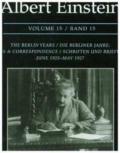 Cover Collected Papers of Albert Einstein, Volume 15 (Documentary Edition)