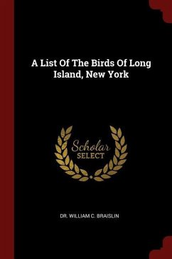 A List Of The Birds Of Long Island, New York