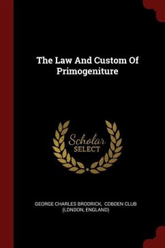 The Law And Custom Of Primogeniture