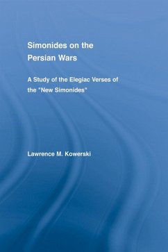 Cover Simonides on the Persian Wars (eBook, PDF)