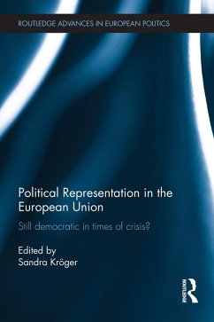 Cover Political Representation in the European Union (eBook, PDF)