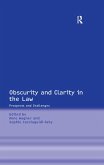 Obscurity and Clarity in the Law (eBook, ePUB)