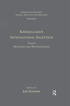 Cover Volume 8, Tome I: Kierkegaard's International Reception - Northern and Western Europe (eBook, PDF)