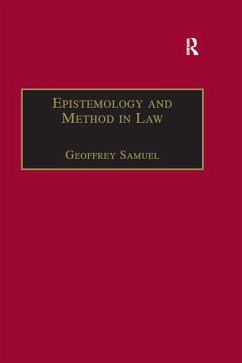 Epistemology and Method in Law (eBook, ePUB) - Samuel, Geoffrey