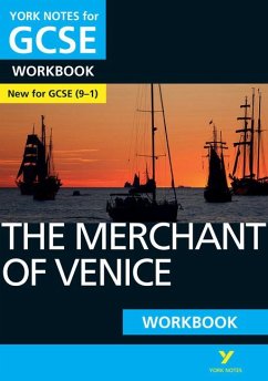Cover The Merchant of Venice York Notes GCSE English Literature Workbook - for 2025, 2026 exams