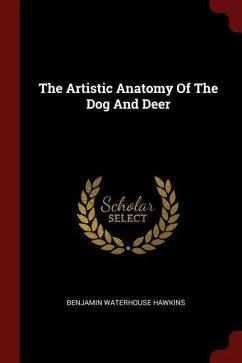 The Artistic Anatomy Of The Dog And Deer - Hawkins, Benjamin Waterhouse
