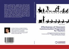 Effectiveness of Classroom Communication Programme for Teachers - Chauhan, Bhavin
