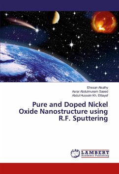 Pure and Doped Nickel Oxide Nanostructure using R.F. Sputtering