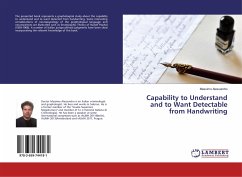 Capability to Understand and to Want Detectable from Handwriting - Alessandro, Massimo
