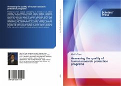 Assessing the quality of human research protection programs - Tsan, Min-Fu